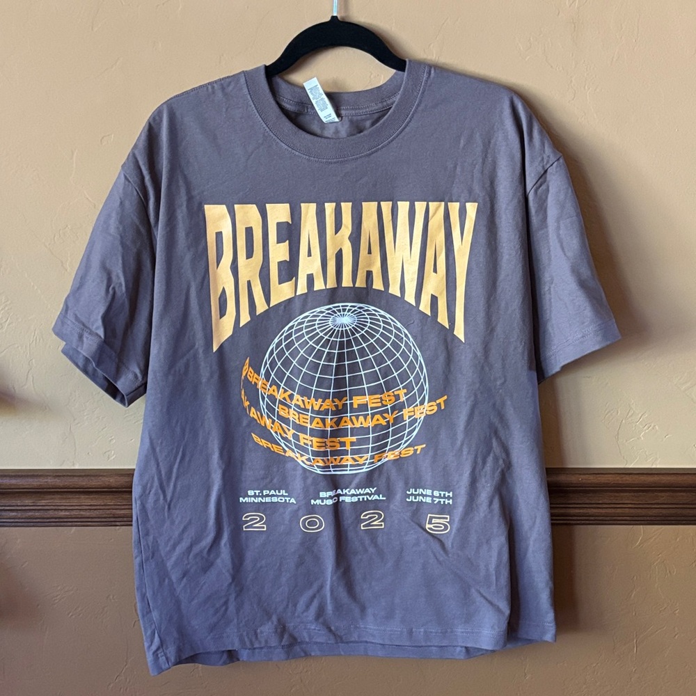 Bella Canvas Gray Breakaway Music Festival T-Shirt